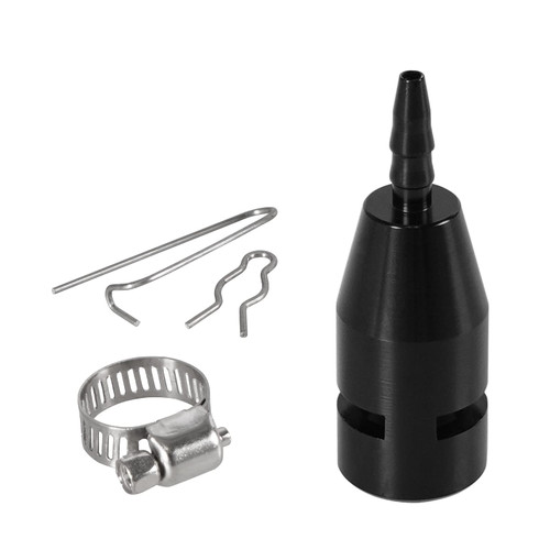 GSTP Fuel Filter Return Line Repair Quick Connector Compatible with Ford 6.7L Powerstroke F250 F350 F450 F550 2017-2022 Diesel Aluminum Black