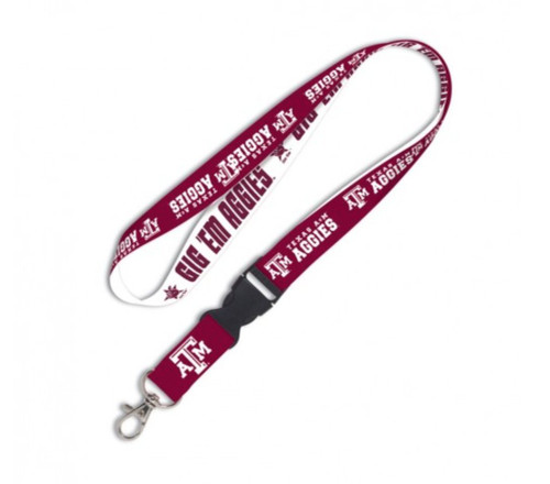 NCAA Texas A&M University Aggies 20 Inch Lanyard with Detachable Buckle
