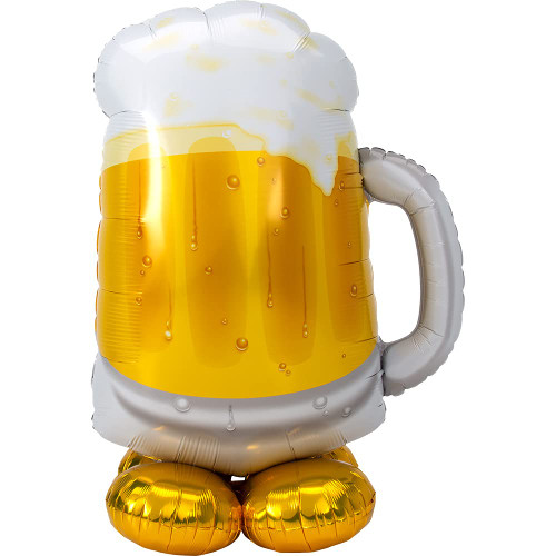Anagram 49" Big Beer Mug Airloonz Foil Balloon, Multicolor Anagram 49" Big Beer Mug Airloonz Foil Balloon, Multicolor