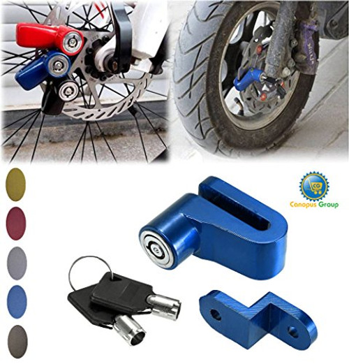 Canopus Motorcycle Bicycle Security Wheel Disc Brake Lock Bike Anti-theft (Blue) Canopus Motorcycle Bicycle Security Wheel Disc Brake Lock Bike Anti-theft (Blue)
