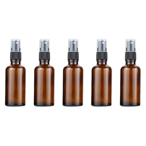 Glass Spray Bottles for Essential Oils, 5 Pack Essential Oil Glass Spray Bottles, Fine Mist Spray Bottles Travel Size Small Empty Spray Bottles