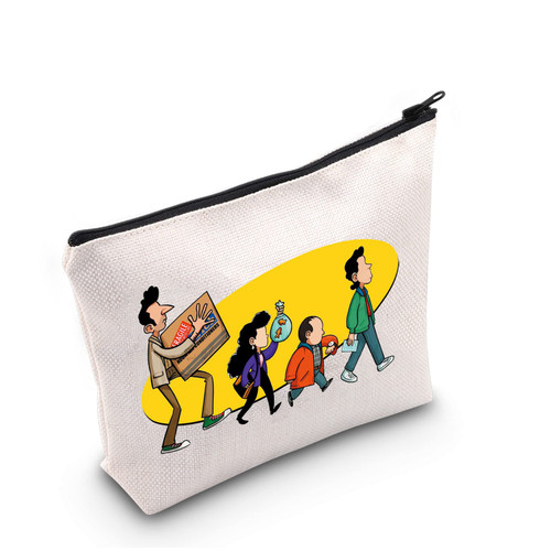 G2TUP Classic TV Show Gift Jerry Kramer Geroge and Elaine Makeup Bag Seinf- TV Show Cosmetic Bag TV Fans Gift Zipper Travel Bag (Jerry Kramer White Bag) G2TUP Classic TV Show Gift Jerry Kramer Geroge and Elaine Makeup Bag Seinf- TV Show Cosmetic Bag TV Fans Gift Zipper Travel Bag (Jerry Kramer White Bag)