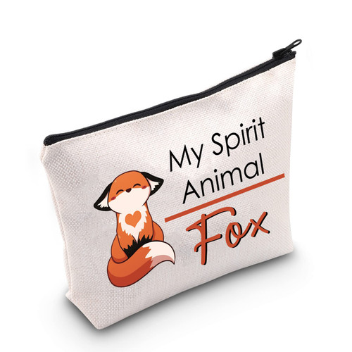 CMNIM Fox Makeup Bag My Spirit Fox Lover Zipper Pouch Anime Fox Travel Toiletry Bag (Anime Fox Makeup Bag) CMNIM Fox Makeup Bag My Spirit Fox Lover Zipper Pouch Anime Fox Travel Toiletry Bag (Anime Fox Makeup Bag)