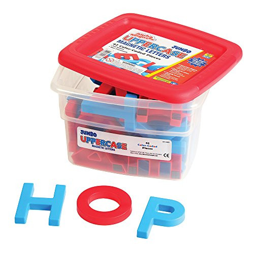 Educational Insights AlphaMagnets- Jumbo Color-Coded Uppercase (42 Pieces)