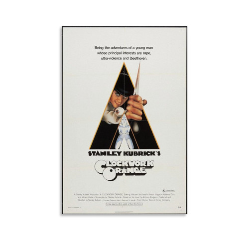 DEVINK A Clockwork Orange Poster Decorative Painting Canvas Wall Posters And Art Picture Print Modern Family Bedroom Decor Posters 12x18inch(30x45cm)