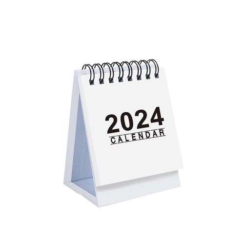 Mini Desk Calendar 2024, Small Monthly Desktop Calendar from January 2024 to December 2024, Portable Standing Flip 2024 Calendar for Home Office School 2.99inx4.13in Type 1