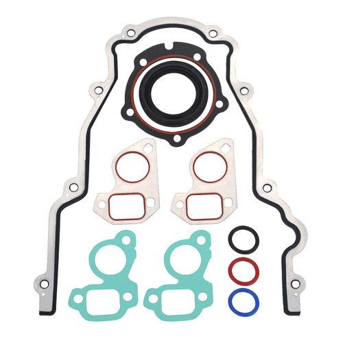ZONFANT Engine Timing Cover Gasket Set, Compatible with 4.8L 5.3L 5.7L 6.0L 6.2L Chevy Silverado, Suburban, Tahoe, GMC Sierra, Yukon, Savana, Cadillac Escalade, Replace #12633904 TCS45993
