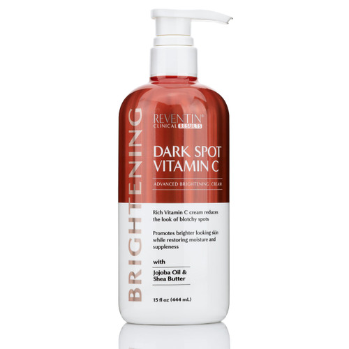 Reventin Vitamin C Cream Skin Care Body Butter Lotion & Face Lotion Moisturizer | Anti Aging Firming & Brightening Vitamin C Lotion For Women, Men, Uneven Skin Tone, Wrinkles, & Dark Spots, 15 Fl Oz