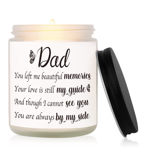 SteadStyle Memorial Candle Gifts- Sympathy Candle Loss of Dad Gifts,Bereavement Gifts for Loss of Father, Condolence Gifts for Loss of Loved One,Remembrance Gifts