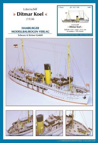 HMV 3426 Papermodel Pilot Boat Ditmar Koel