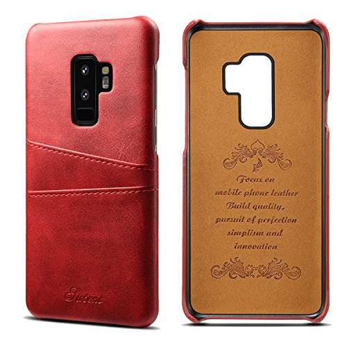 S9 Plus Card Case, Galaxy S9 Plus Case, XRPow Wallet Phone Case Leather Slim Back Case Cover, iPhone X Wallet Slim Leather Back Case With Credit Card Holder
