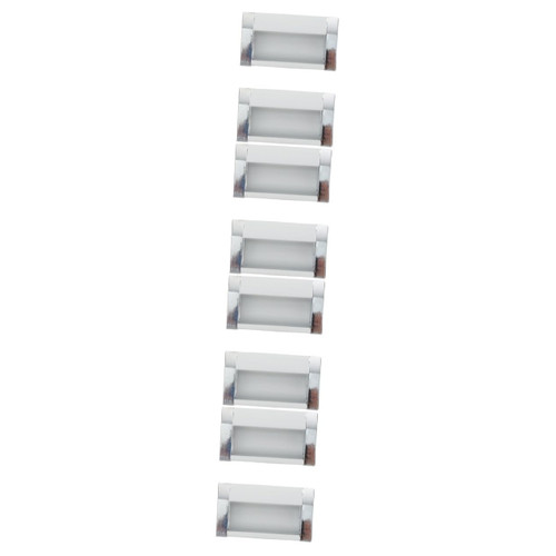 DOITOOL 8 Pcs Handle Lift Boat Ring Handle Invisible Wardrobe Hidden Cabinet Handle Drawer Handles Kitchen Cabinet Door Handles Pulls for Cabinets Invisible Wardrobe Handle Embedded Handle