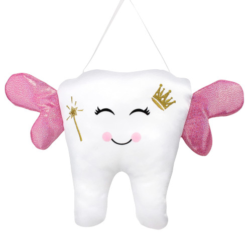 Lillian Rose White Winged Tooth Fairy Pillow