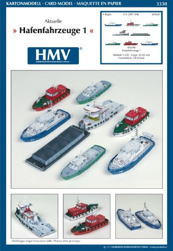 HMV 3330 Papermodel Modern Harbor Boats
