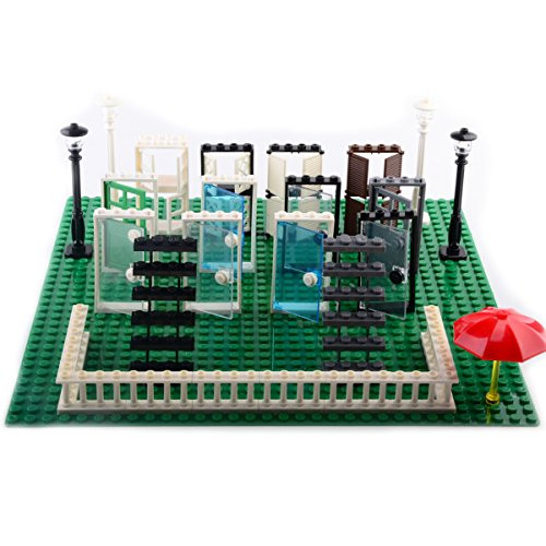 FLYMOON Building Bricks Set of 31, Minifigure Accessories Packs Compatible with Major Brands Community People Scenes Accessories, Building Party Toys Gift