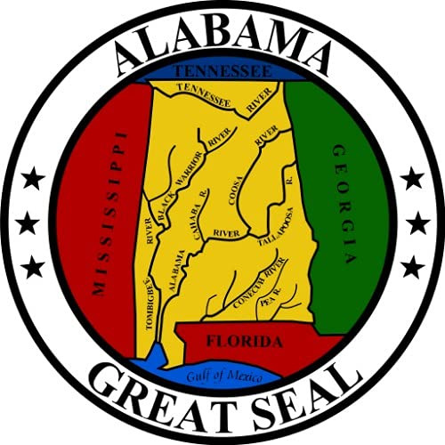 ConversationPrints STATE OF ALABAMA GREAT SEAL GLOSSY POSTER PICTURE BANNER PRINT PHOTO