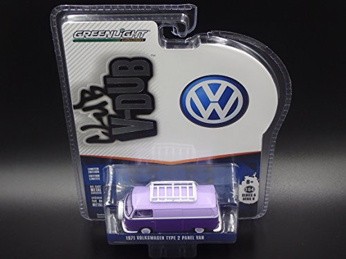 Greenlight 1:64 Club V-Dub 6 1971 VW Type 2 Panel Van With Roof Rack