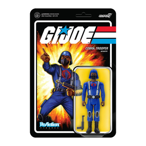 Super7 G.I. Joe Cobra Trooper H-Back (Brown) 3.75 in Reaction Figure