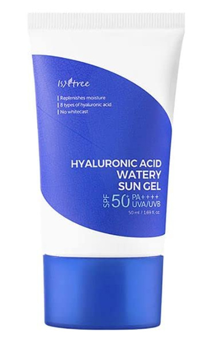 ISNTREE Hyaluronic Acid Watery Sun Gel 50ml 1.69fl.oz, Korean Skin Care, K-beauty, Korean Sunscreen