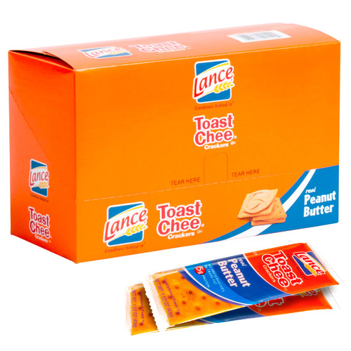 TARAORYX Lance Crackers, Toast Chee Peanut Butter Sandwich 20 pack