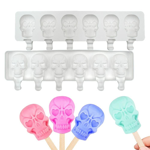 Ice Cream Popsicle Silicone Mold Silicone Mold Soft and Smooth Mould for DIY Homemade Ice-Lolly Ice Cream Ice Candy Cake Pop Maker Mold Non-Stick & Easy Release, Type 26