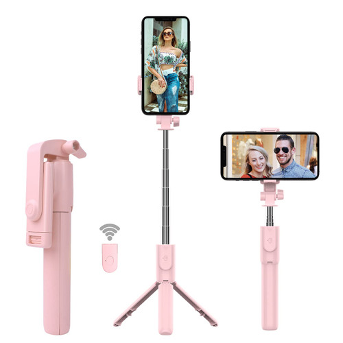 Trakxy Selfie Stick Tripods for iPhone Android with Remote 3 in 1 Extendable Bluetooth Selfie Stick Tripod Stand Portable 360 Rotation with Wireless Remote Shutter Phone Holder Monopod Travel Pink Trakxy Selfie Stick Tripods for iPhone Android with Remote 3 in 1 Extendable Bluetooth Selfie Stick Tripod Stand Portable 360 Rotation with Wireless Remote Shutter Phone Holder Monopod Travel Pink