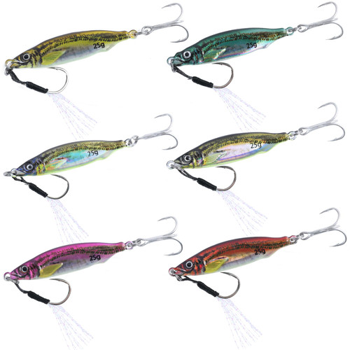 Goture Fishing Jigs,3D Colors Jigging Lures,Lead Vertical Jig Saltwater,Jig Fishing Lures with Assist Hook,Fishing Jigging Spoon Lures for Tuna,Salmon,Sailfish,Striped Bass,Kingfish(15g 6pcs) Goture Fishing Jigs,3D Colors Jigging Lures,Lead Vertical Jig Saltwater,Jig Fishing Lures with Assist Hook,Fishing Jigging Spoon Lures for Tuna,Salmon,Sailfish,Striped Bass,Kingfish(15g 6pcs)