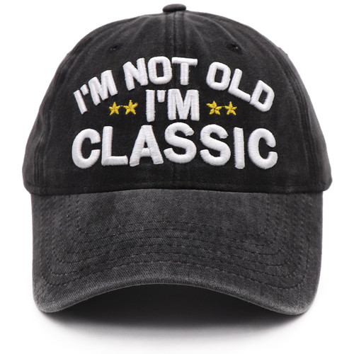 Funny Retirement or Birthday Gifts Hats for Men Women,I'm Not Old Classic Baseball Cap Gag Gifts for Dad Grandpa Old Man Senior Citizen Funny Retirement or Birthday Gifts Hats for Men Women,I'm Not Old Classic Baseball Cap Gag Gifts for Dad Grandpa Old Man Senior Citizen