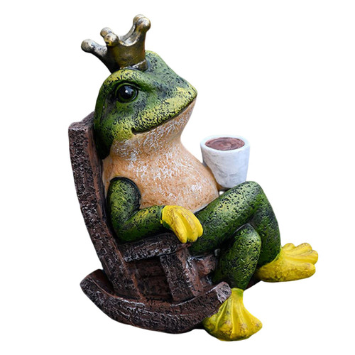 Neroyaner Frog Garden Decor Frog Statue Miniature Frog Garden Statue Resin Frog Figurine Fairy Garden Ornament Decorations Housewarming Gift for Patio Balcony Yard L Neroyaner Frog Garden Decor Frog Statue Miniature Frog Garden Statue Resin Frog Figurine Fairy Garden Ornament Decorations Housewarming Gift for Patio Balcony Yard L