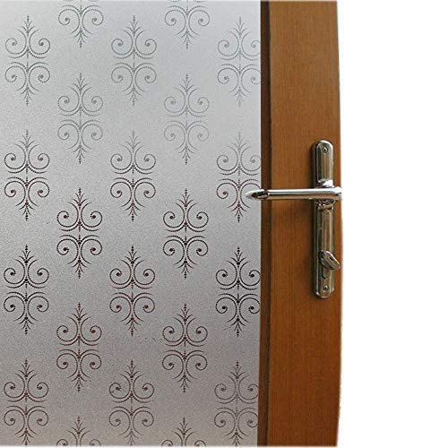Niviy Static Cling Window Film Window Clings Privacy Frosted Window Cling Film17.7''x 78.7''