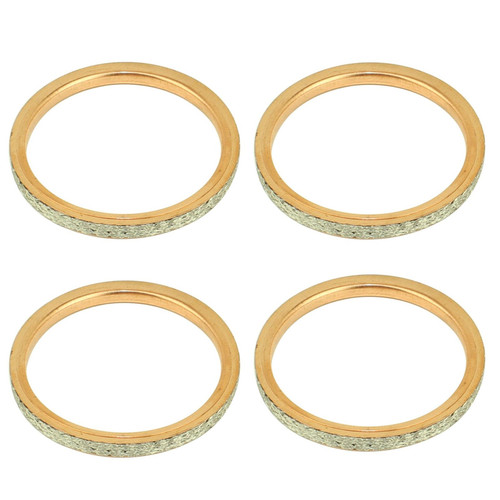 Caltric Exhaust Pipe Gaskets Compatible with Yamaha R6 Yzf-R6 Yzfr6 2006 2008 2009 2011 2012 2013