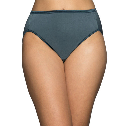 Vanity Fair Women's Illumination Hi-Cut Brief Panty 13108, Stillwater, 9 Vanity Fair Women's Illumination Hi-Cut Brief Panty 13108, Stillwater, 9