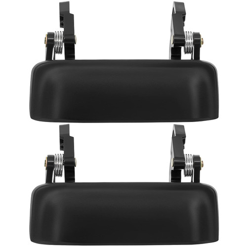 LUJUNTEC Exterior Door Handles,Front Door Handles Driver Left Passenger Right Side,Replacement for 1998-2011 for Ford for Ranger,2pcs Black Handles Replace