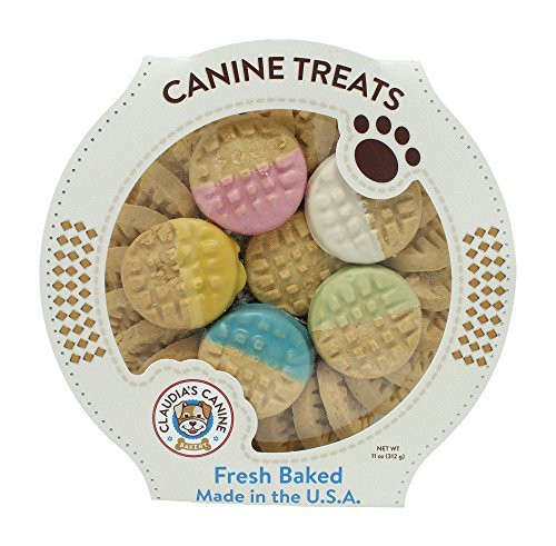Claudia's Canine Cuisine Peanut Butter Cookies, 10-Ounce, Old Fashion