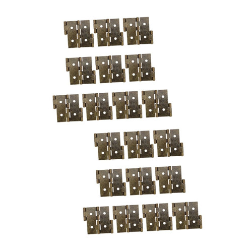 OSALADI 20 pcs Double Door and Window Hinge self Closing Cabinet Hinges Gate Corner Cabinet Hinges Chassis Cabinet Hinge Small Door Hinges bisagras para gabinetes Kitchen Cabinet Hinges