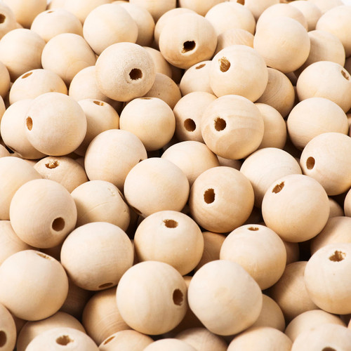 500pcs 20mm Wood Beads Natural Unfinished Round Wooden Loose Beads Wood Spacer Beads for Craft Making Decorations and DIY Crafts 500pcs 20mm Wood Beads Natural Unfinished Round Wooden Loose Beads Wood Spacer Beads for Craft Making Decorations and DIY Crafts