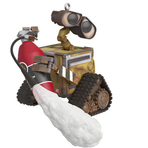 Hallmark Keepsake Plastic Christmas Ornament 2022, Disney/Pixar Wall-E with Fire Extinguisher