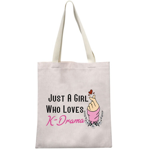 MEIKIUP K-Drama Lover Makeup Bag K-pop Merchandise Korean Drama Gift K-drama Queen Gift Just A Girl Who Loves K-Drama Travel Zipper Cosmetic Bag (Loves K-Drama tote bag) MEIKIUP K-Drama Lover Makeup Bag K-pop Merchandise Korean Drama Gift K-drama Queen Gift Just A Girl Who Loves K-Drama Travel Zipper Cosmetic Bag (Loves K-Drama tote bag)