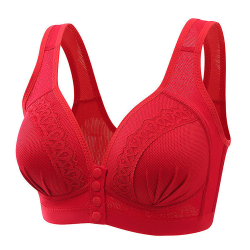 Items for 1 Dollar Full Coverage Bras for Women Comfortable Bra Wireless Push up Bras for Women Bras for Women Underwire Sales Today Clearance Red 2XL