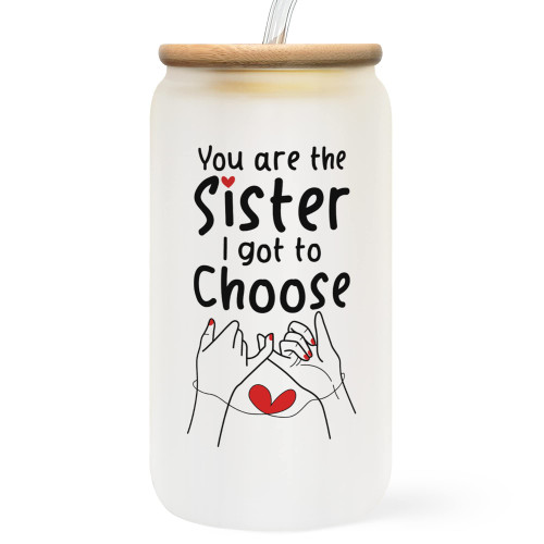 Friendship Gifts for Women Friends - Christmas Gifts for Best Friends, Christmas Gifts for Friends - Birthday Gifts for Women Friendship - Gifts for Best Friends, Bestie Gifts for Women - Can Glass