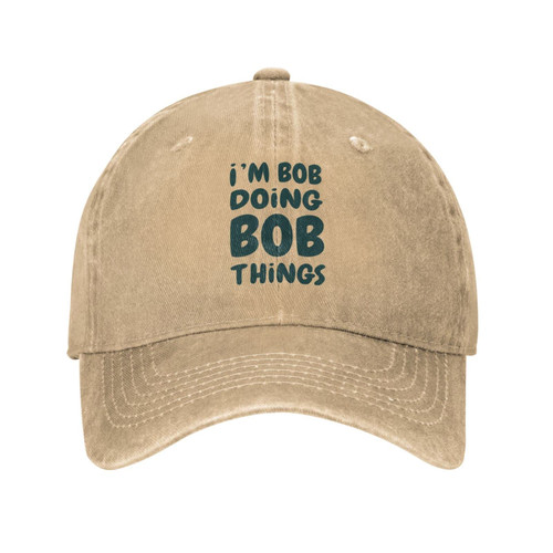 Im Bob Doing Bob Things Hat Women Dad Hat Adjustable Hat