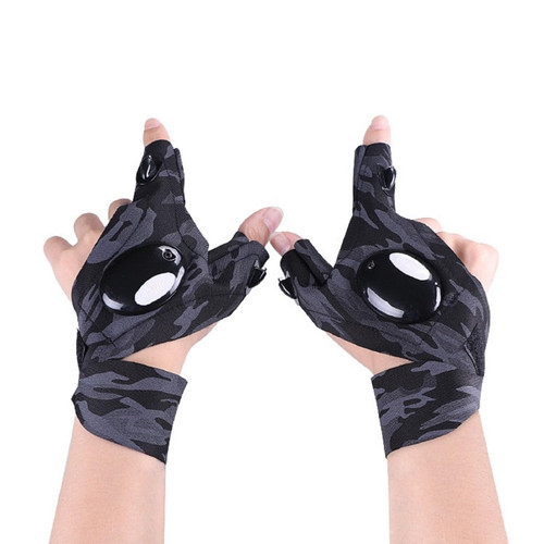 Wellshine LED Flashlight Gloves,Fingerless Flashlight Gloves,Men/Women Gadget Tool Gifts Flashlight Cycling Great for Night Workers Repairing,Fishing,Camping,Hiking (1 Pair with gift box) Wellshine LED Flashlight Gloves,Fingerless Flashlight Gloves,Men/Women Gadget Tool Gifts Flashlight Cycling Great for Night Workers Repairing,Fishing,Camping,Hiking (1 Pair with gift box)