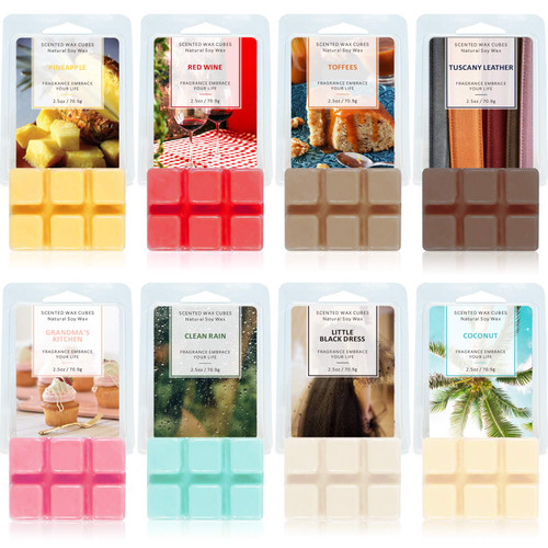 SCENTORINI Wax Melts, Wax Cubes, Wax Melts for Wax Warmer, 8x2.5 oz, Food & Sweet Scent SCENTORINI Wax Melts, Wax Cubes, Wax Melts for Wax Warmer, 8x2.5 oz, Food & Sweet Scent