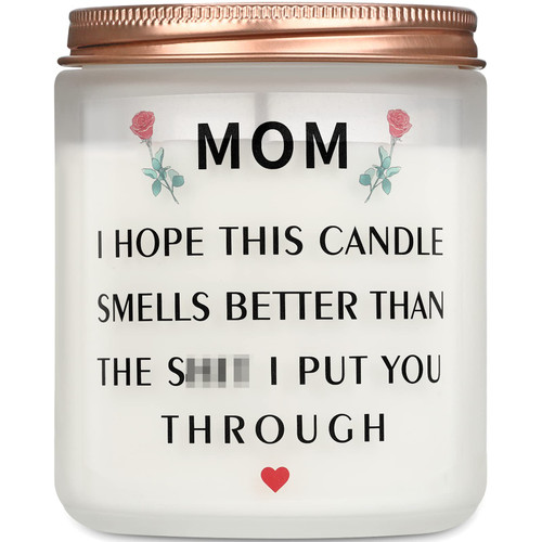 Gifts for Mom from Daughter, Lavender Scented Candles for Thanksgiving, Christmas & Mothers Day, Funny Birthday Gifts for Mom, Mother, Funny Scented Candles. Gifts for Mom from Daughter, Lavender Scented Candles for Thanksgiving, Christmas & Mothers Day, Funny Birthday Gifts for Mom, Mother, Funny Scented Candles.
