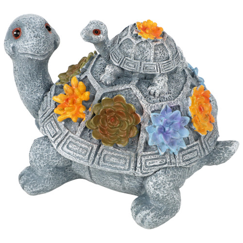FORUP Turtle Garden Statue, Resin Turtle Figurine Garden Lawn Ornaments with Lid for Outdoor Office Yard Garden Decorations FORUP Turtle Garden Statue, Resin Turtle Figurine Garden Lawn Ornaments with Lid for Outdoor Office Yard Garden Decorations