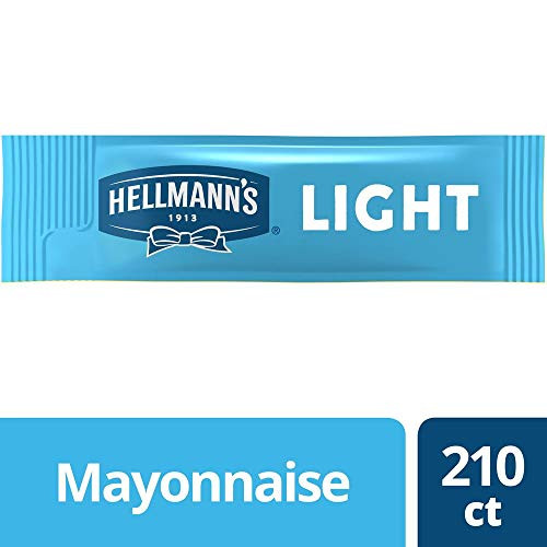 Hellmann's Mayonnaise Stick Packets Light 0.38 oz, Pack of 210
