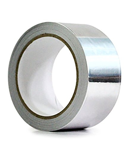 Premium Aluminum Foil Tape,2 inches x 22 Yards Tape,Good for Ducts, Insulation and More Heat Shield Resistant Aluminum Foil Tape: 2 in