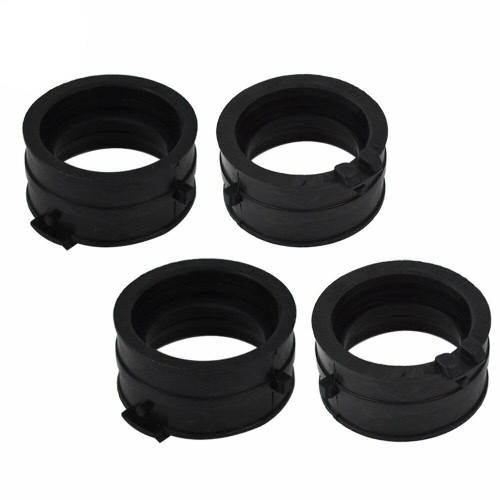 Cylinman 4pcs Carburetor Holder Intake Manifold Boots Fit for Honda VT600 VT750 C DC XL600V XLV600 XL650V XLV650 Transalp NT650 NTV600 NTV650 Replace for 16211-MAW-600