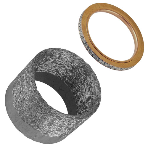 Caltric Muffler Exhaust Gasket Compatible with Yamaha YFZ450X 2010-2011 / 8FA-14714-10-00