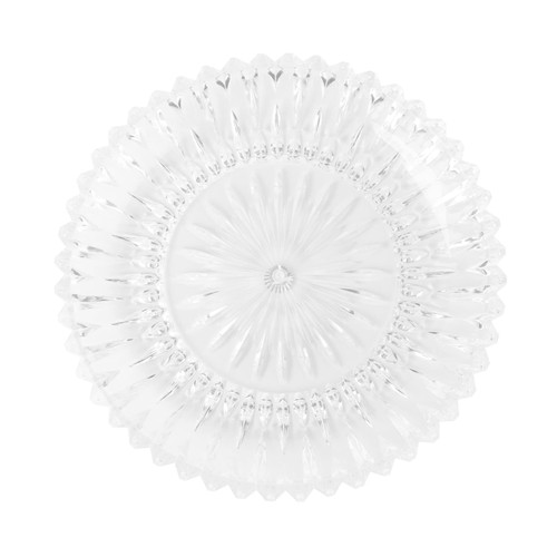 YARNOW 1pc Acrylic Fruit Plate Clear Plastic Tray Dessert Trays Utensil Tray Fruit Plate Dish Serving Tray Round Clear Fruit Bowl Fruits Dessert Bowl Fruits Tray Fruits Plates Fruit Bowl